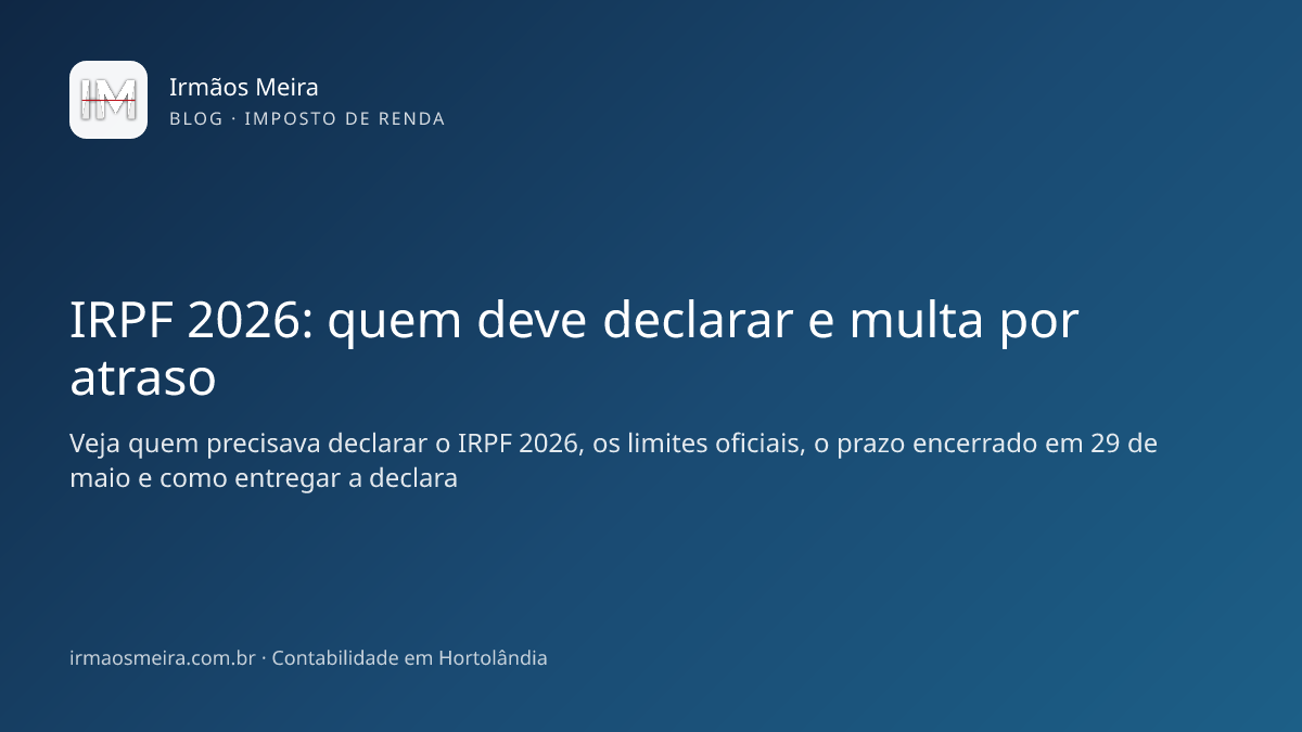 documentos para a declaração do Imposto de Renda 2026