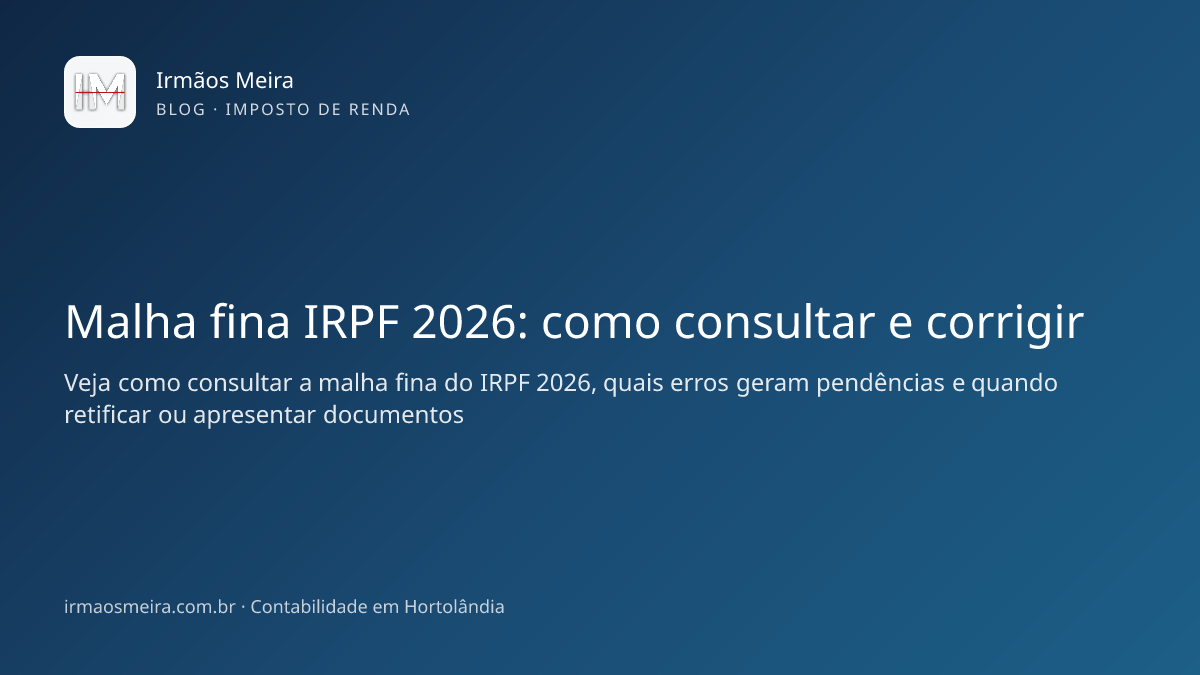 contribuinte consultando pendências de malha no Imposto de Renda