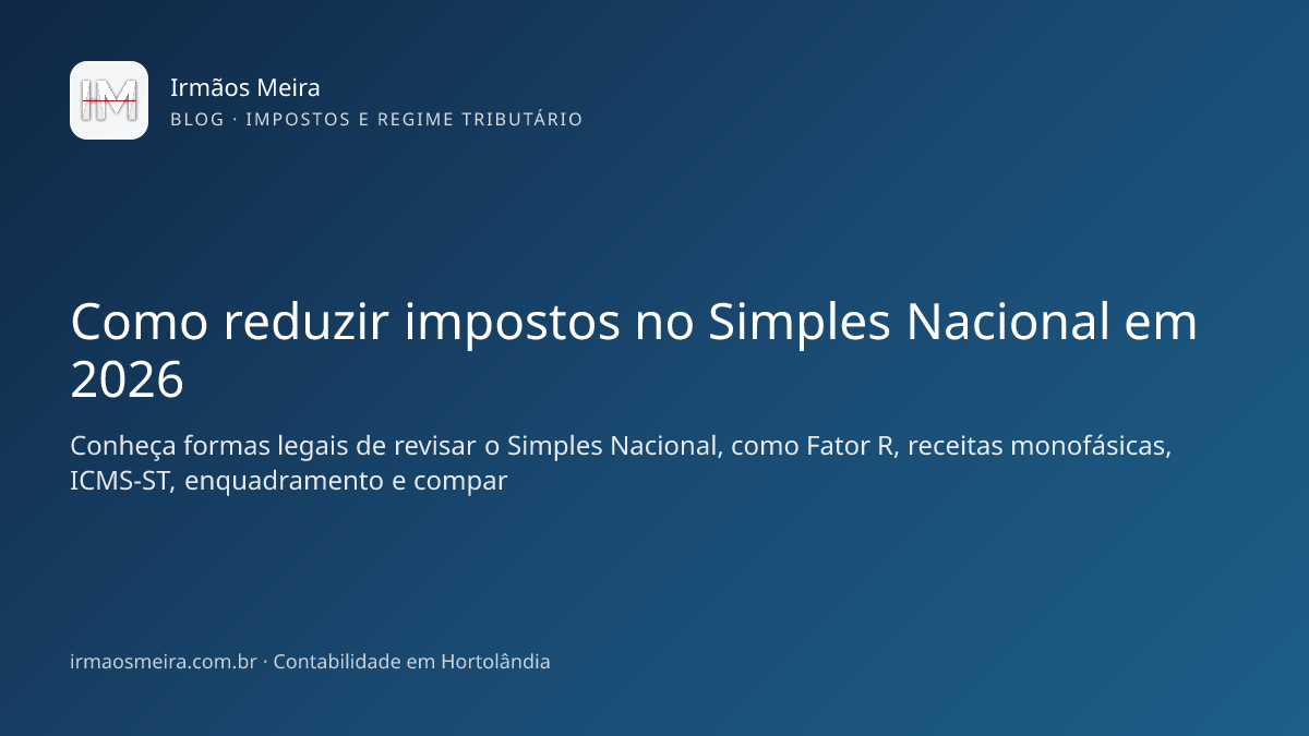 empresário revisando apuração do Simples Nacional